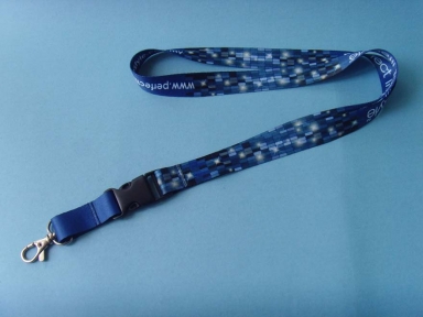 red sublimation printing lanyard